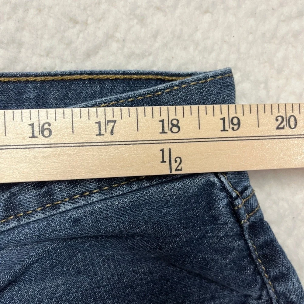 Levi's Jeans Mens 40x32 Blue 514 Straight Fit Dark Wash Denim Pants‎ 00514-4010